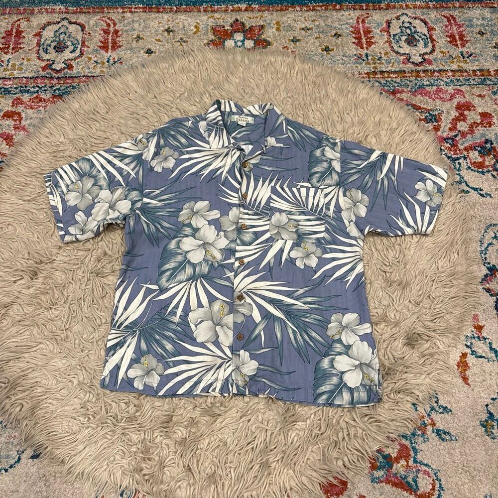 Tommy Bahama silk tropical shirt Large